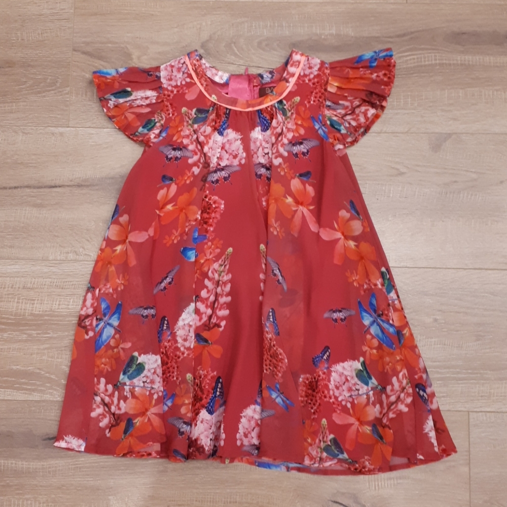 EUC Ted Baker London Girls summer dress 4-…